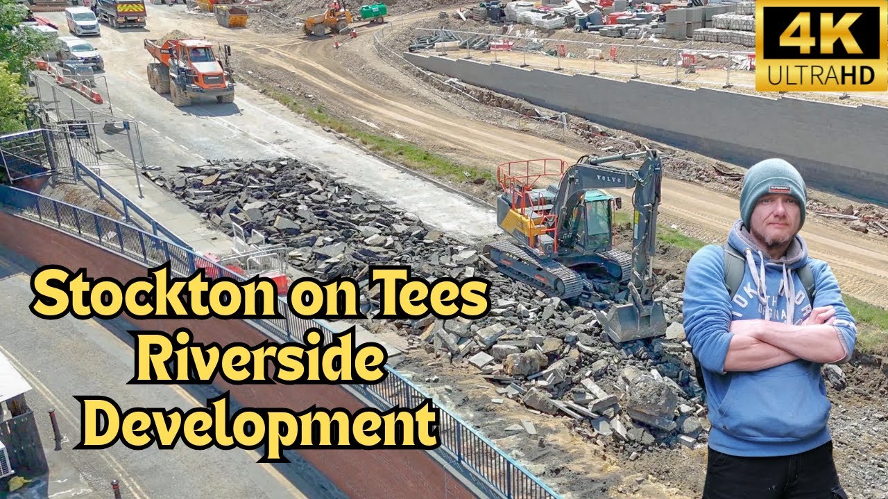 Stockton Riverside Road Stockton Riverside Development - ROAD SHUT - YouTube