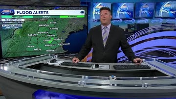 Video: Shower and storm chances return today with the potential of localized flooding