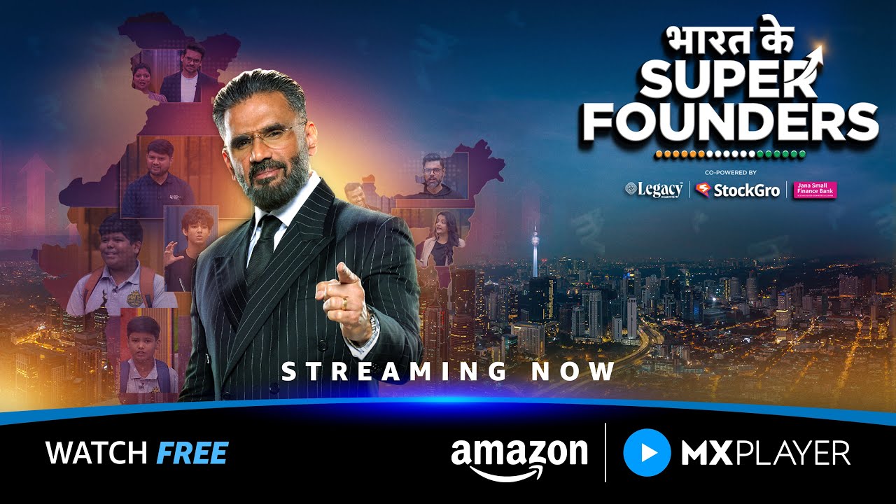 Bharat Ke Super Founders | Streaming Now | Suniel Shetty, Dr. A. Velumani | Amazon MX Player