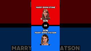 would you rather marry? #celebrity #wouldyourather #fun