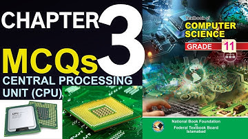 11th Class Computer Science Chapter 3 MCQs | Class 11 Computer Chapter 2 MCQs | Study With Me