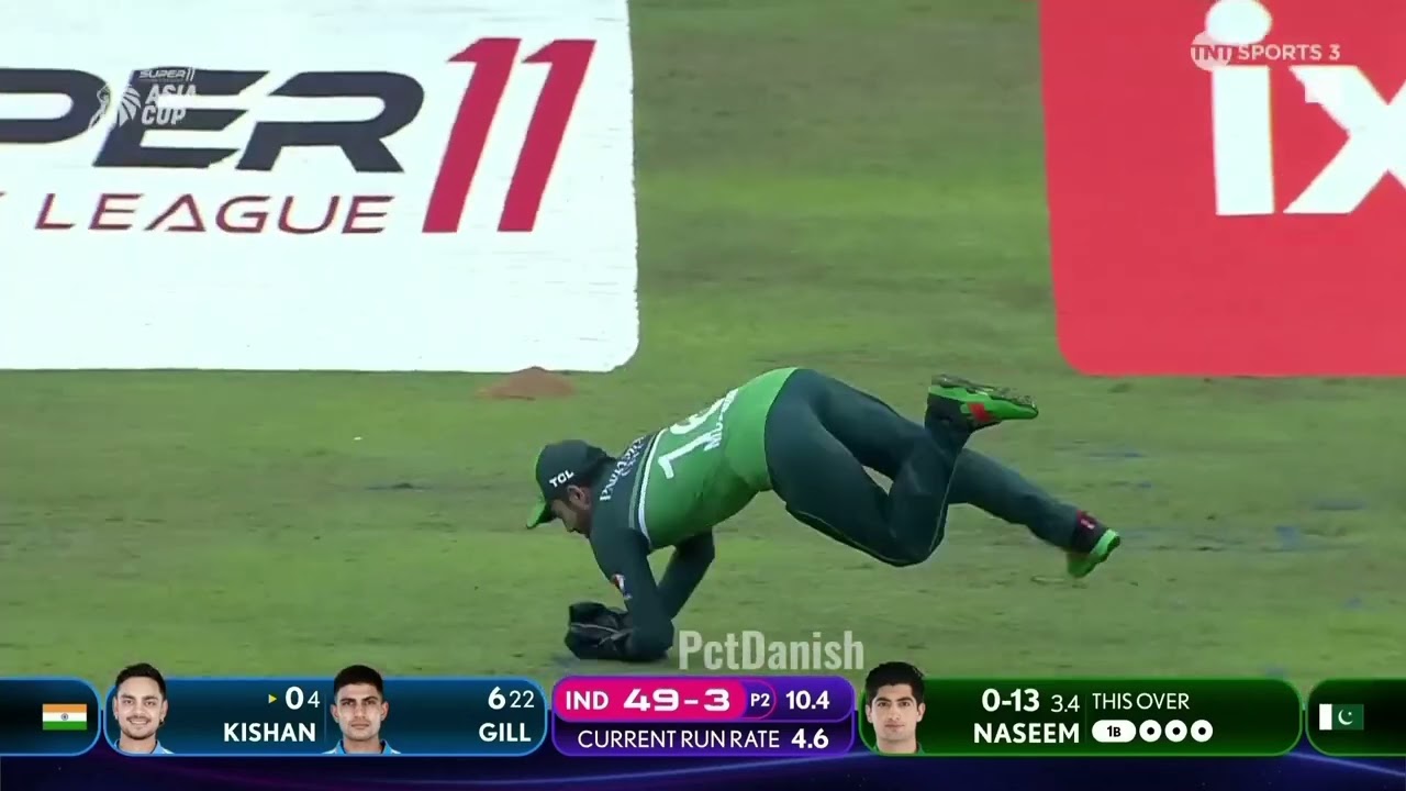 Naseem Shah Bolwing Spell Vs India 2023 Asia Cup 