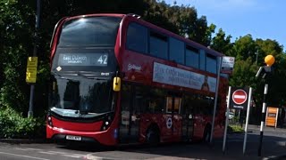 FRV. London Central Bus Route 42: East Dulwich, Sainsbury's - Liverpool Street. E400MMC (SN66WPE)