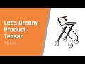 Vidéo: Déambulateur d'intérieur 4 roues pliable Let's Dream TrustCare