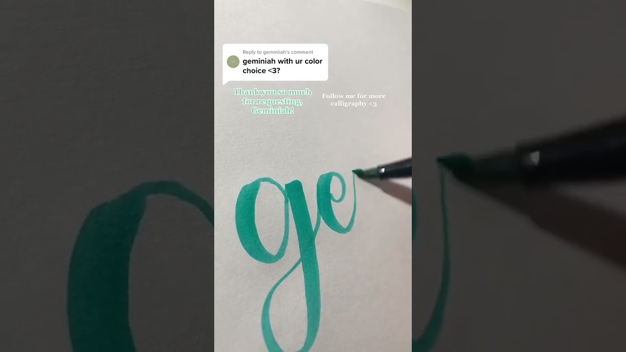 writing names in calligraphy pt. 513! 