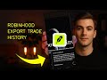 How To Export Trade History On Robinhood When You Changed Phones 2026 (EASY GUIDE)