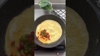 اومليت بالخضار و الجبن الذ وصفة للفطور vegetable and cheese egg for breakfast