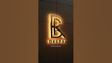 Logo name DEEPAK. Comment your names. #logo #ytshorts #trending #viral #art #viralshort #design #yt