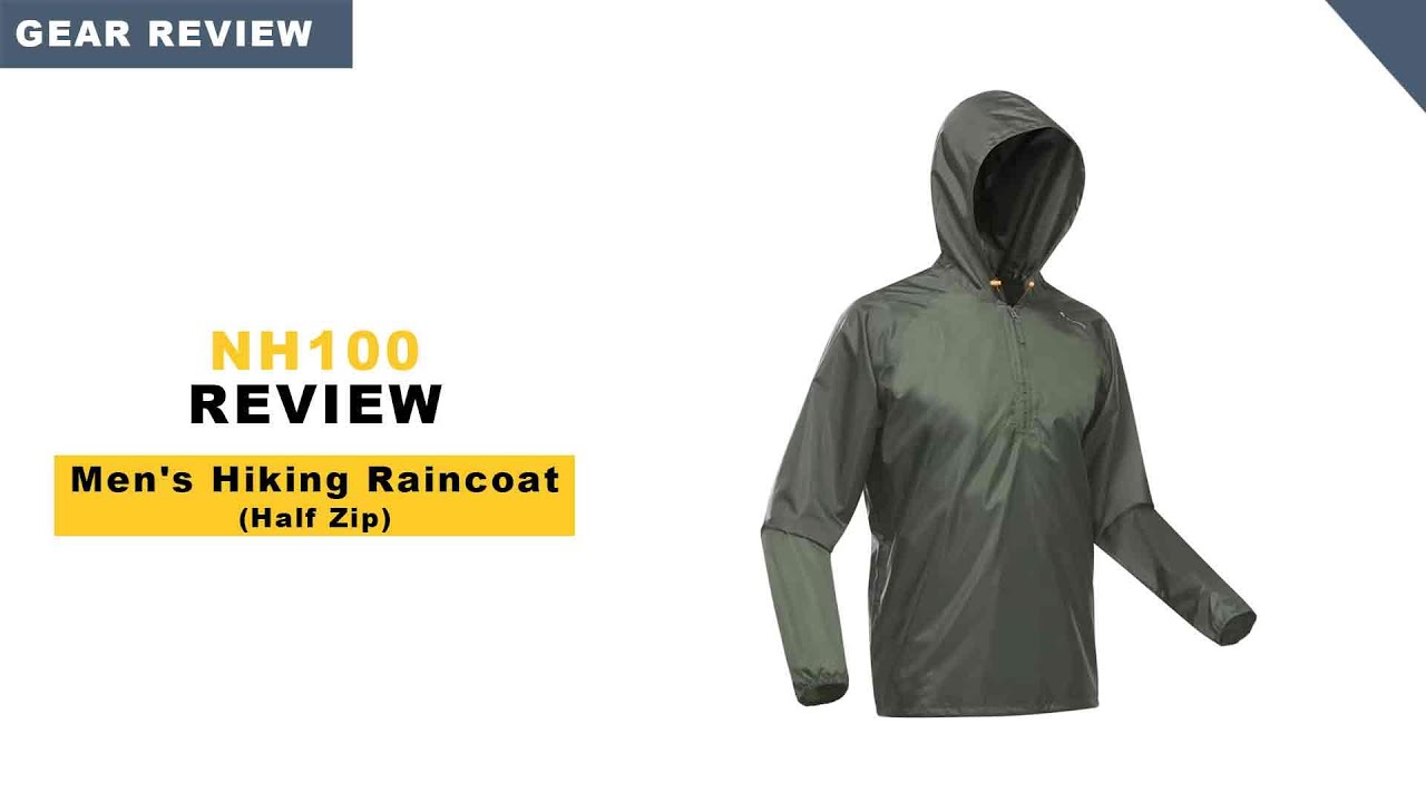 Budget Friendly Rain Jacket Men's Hiking Raincoat NH100 UNBOXING