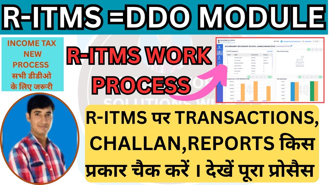 Itms Module R-ITMS | R-ITMS Work Process for DDO | R-ITMS DDO Module | R-ITMS ...
