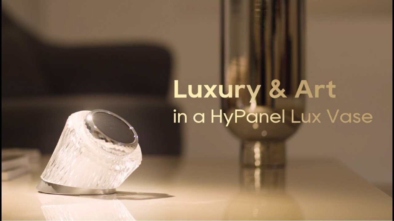 akubela HyPanel Lux Vase—Luxury and Art for Your Smart Home