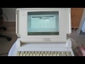 Очень старый ноутбук Compaq SLT/286 (88-й год) на док-станции с Windows 3.1