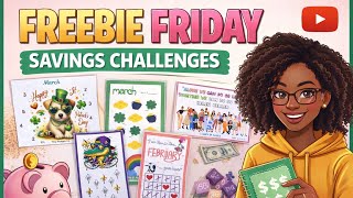 Freebie Friday $30 |Saving for future expenses.  Savings Challenge 