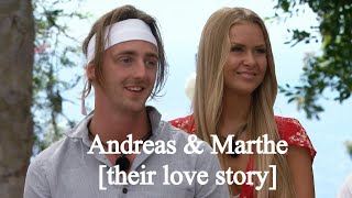 Andreas Haukeland TIX and Marthe Brenne love story in Paradise Hotel (start of their relationship)