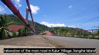 relaxation kulur village road sangihe island