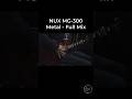 Nux MG-300 Mk2 - Metal/High Gain Full Mix Demo #NUX #NUXMG300 #metal #metalguitar