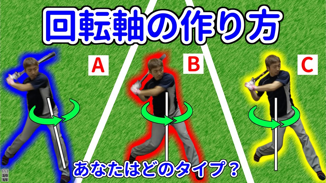 回転軸でパワーが決まる！バッティングの土台を完成させよ