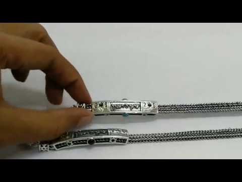 SA1848- AHARONI New Silver 925 Men bracelet