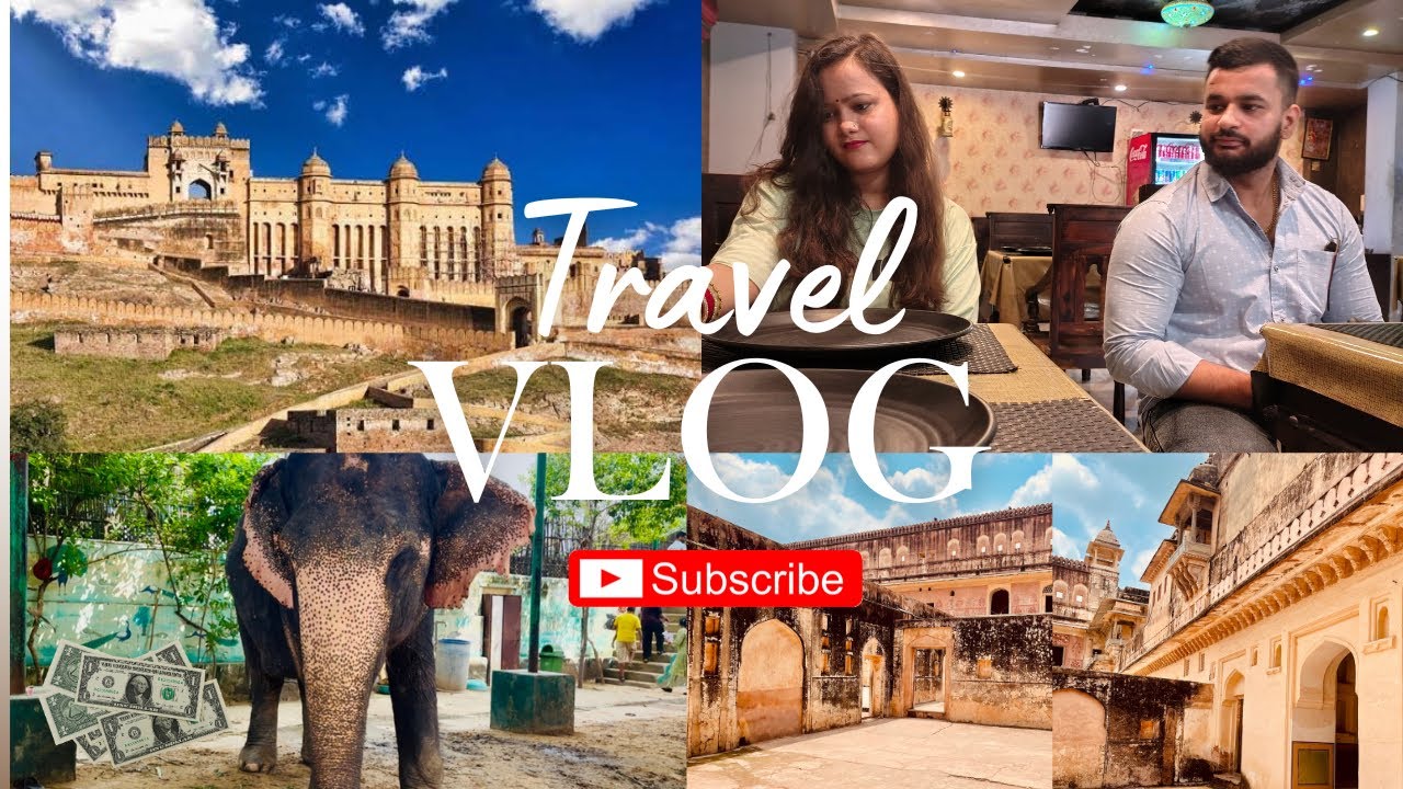 Secret Escape Tunnel of Amer Fort😱 | Elephant Ride ko Cancel kiya🐘| Episode - 8 | Ashutosh Verma