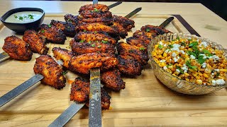 Homemade Louisiana Dry Rub Grilled Chicken Wings