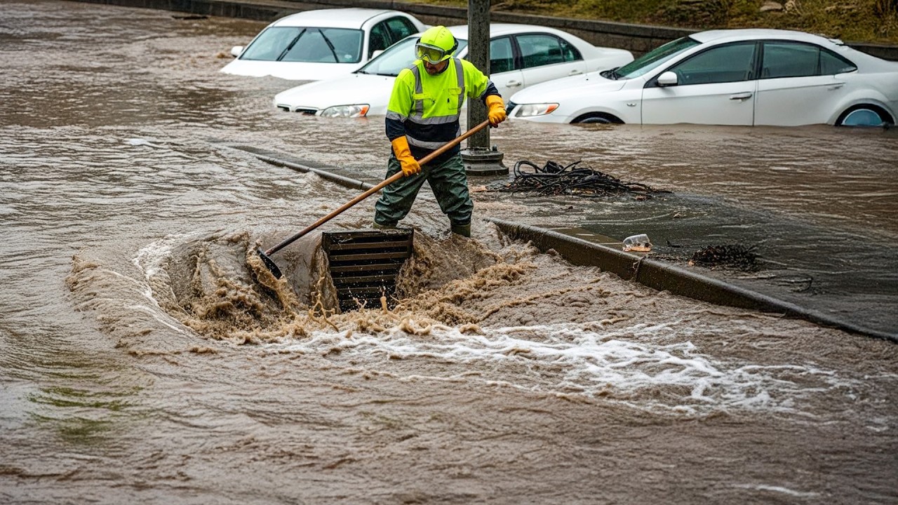 Drain Packed Solid with Debris – Full Cleanup