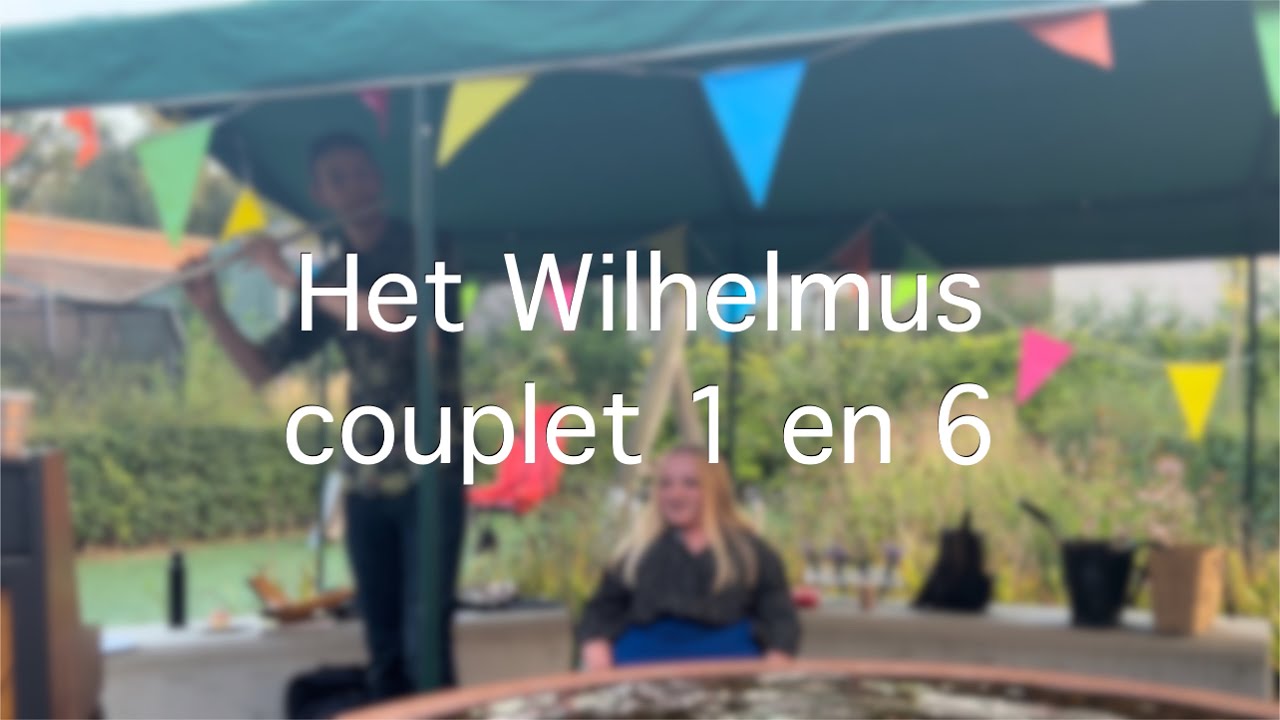 Het Wilhelmus couplet 1 en 6 - Jelmer Brussé & Berdine Zwanepol