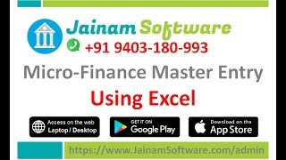 Managing Micro-Finance Customer, Loan and Ledger In Excel | MicroFinance in Excel | Jainam Software