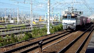 EF65-2093牽引 75ﾚ 岸辺駅