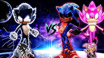 Dark Sonic V2 OP (New) VS Sonic exe OP (all form) & Sonic Black V2 (all form) in Jump Force Mugen
