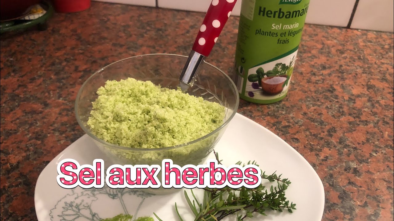 Sel fantastique au goutte herbe aromatique Remplacer cube de bouillon