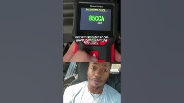 Professional car diagnostics tool with crystal clear display,  #tiktok #batterytester  #obd2