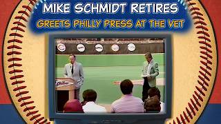 Mike Schmidt Greets Philly Press 1 Day After Retiring From Baseball