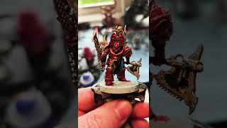 Terminator Champion w/ eightbound kitbash. #warhammer40k #miniaturepainter #worldeaters #warhammer
