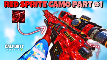 HOW I GOT RED SPRITE CAMO IN 2025 OLD TRICK IN COD MOBILE PART #1 LOCUS RED SPRITE CAMO IN CODM