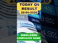 28 April 2026 Q4 Results Today | Q4 Results 2026 | Today Result Companies | Stock Market Results