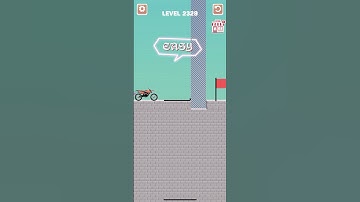 Draw bridge puzzle game level 2329 #drawing #game #Shorts