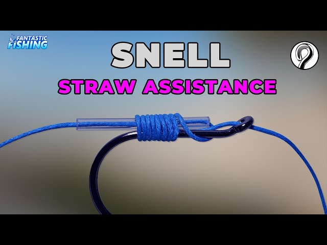 Straw Assistance of Snell Knot- How to tie a Straw Assistance of Snell Knot  for an eye fishing hook. 