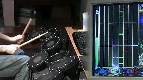 One of the hardest Drummania songs, Model FT2 Miracle Version (Drummania Extreme Drums - D Ranking)
