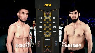 Журабек Тешабоев vs. Муса Хаманаев | Zhurabek Teshaboev vs. Musa Khamanaev | ACA 102 - Almaty