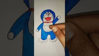 Doraemon Drawing How to Draw Doraemon Easily sketch and colour #art #creative #viral #shorts