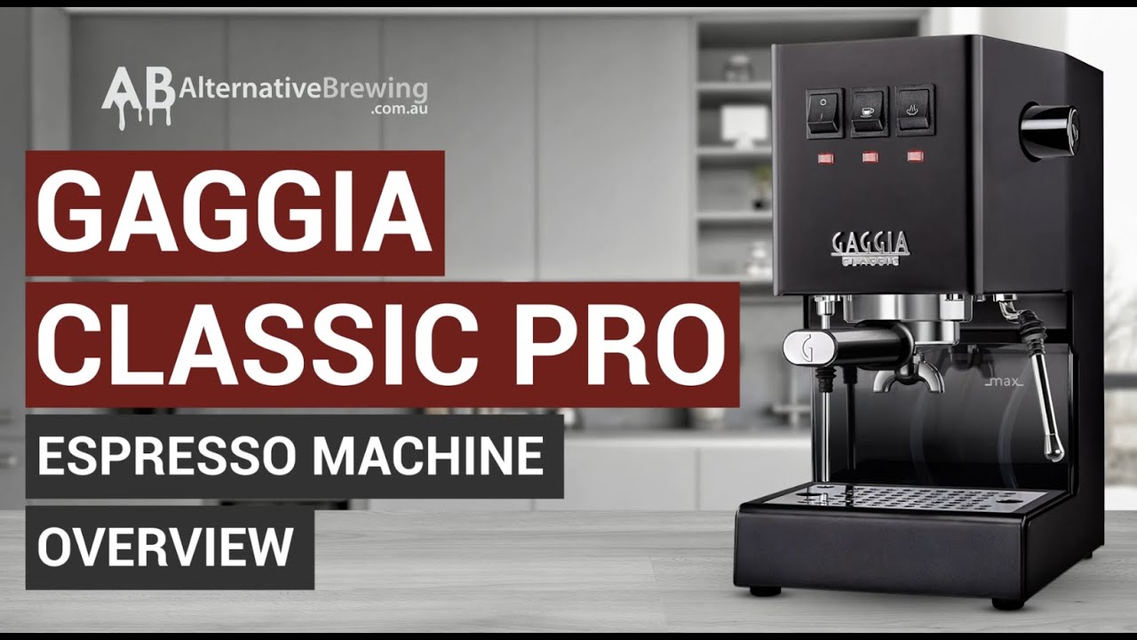 Gaggia Classic Pro Espresso Machine Review - YouTube