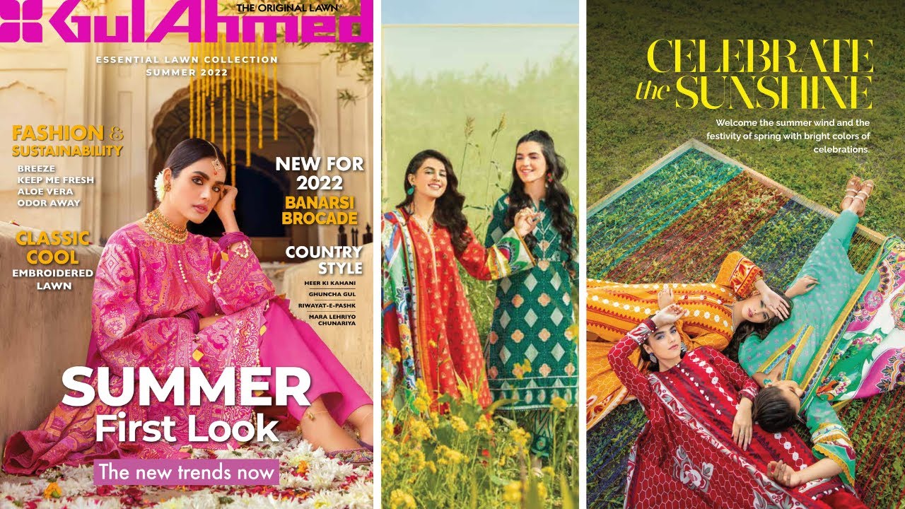 Gul Ahmed Essential Lawn Collection 2022 | New Arrivals 2022 | Mashion Studio