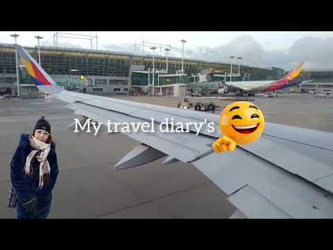 My travel flight ✈️ from Incheon Seoul Korea airport (stopover) PART-1 #travelflights #korea