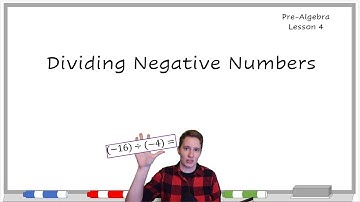 KStevMath - Pre-Algebra Math U See Series - Dividing Negative Numbers - Lesson 4