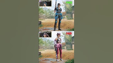 Free Vs Paid Epic Urban Tracker Skins in CODM 💀