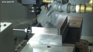 CNC Working High Speed Milling  iMachining Cutting Metal  CNC Machine Process