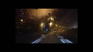 Little night time drive in rain | 9h rain | Sleep and relax