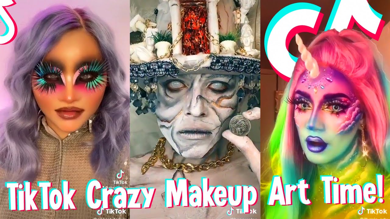 Tiktok Crazy Makeup Art Compilation 1