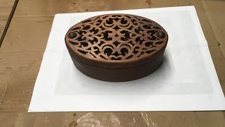 A scrolled box ,a Steve Good project  by Bob Lee’s Woodshop