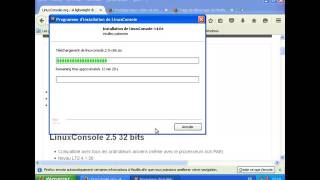 Installer Linux Console depuis Windows XP